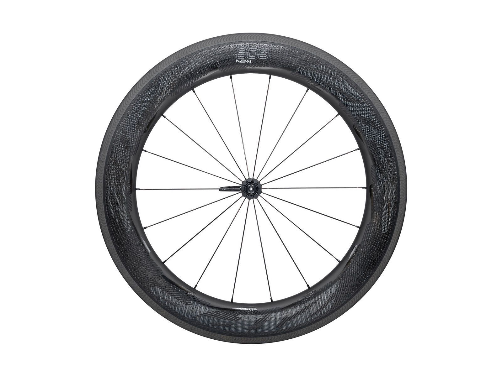 Zipp 808 NSW Carbon Clincher - Nabe Cognition, schwarz / ImPress - Bild 1