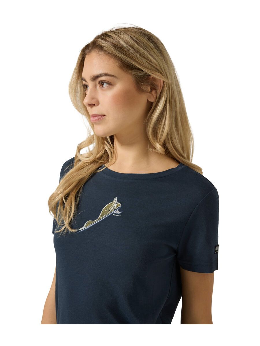 super.natural Duck Dive Tee Damen, blueberry/various - Bild 5