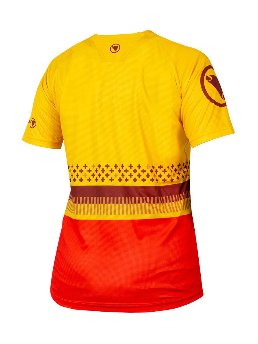 Endura Damen SingleTrack Print T-Shirt LTD, saffron yellow - Bild 2