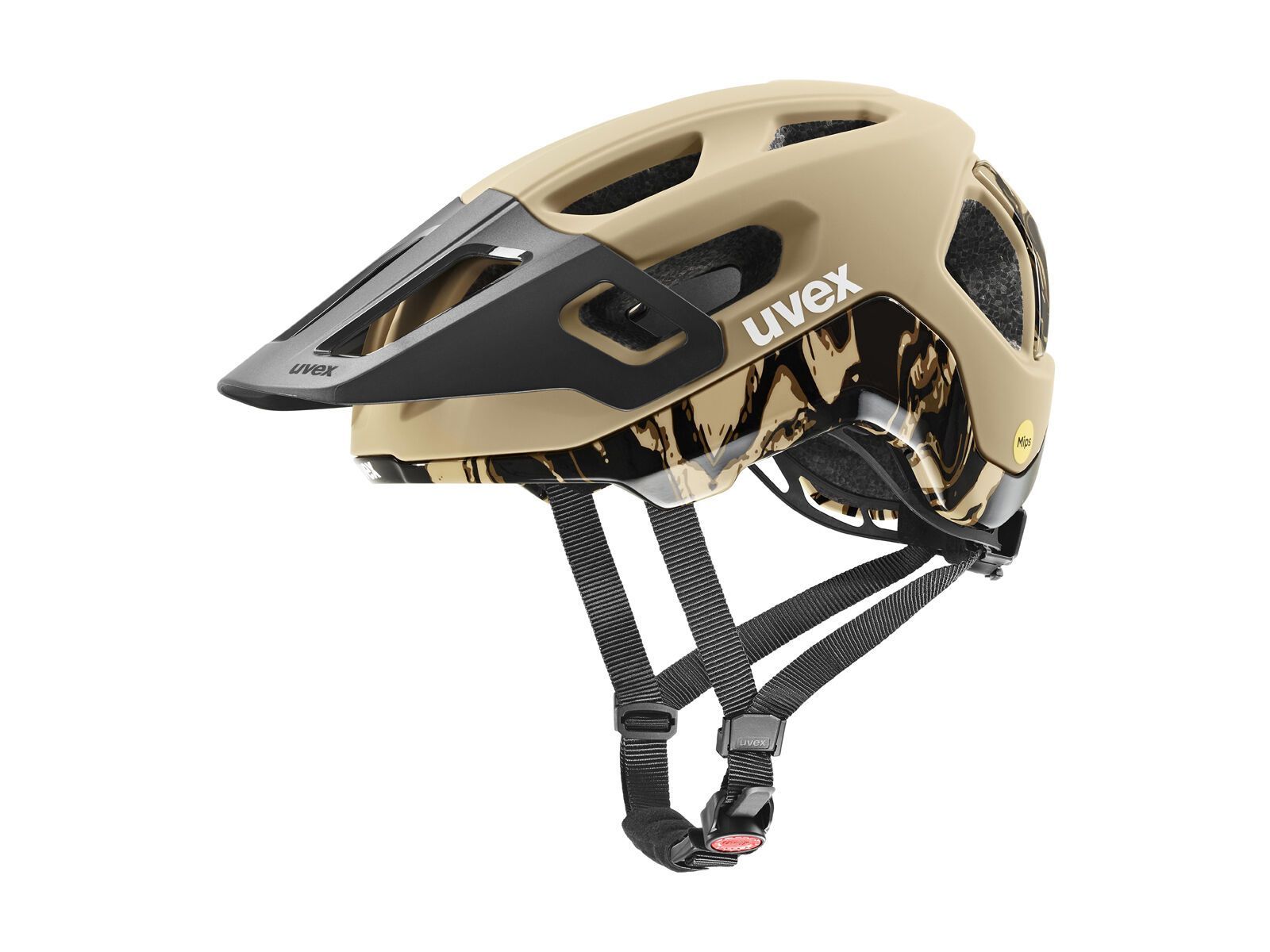 uvex react MIPS, desert-black matt - Bild 1