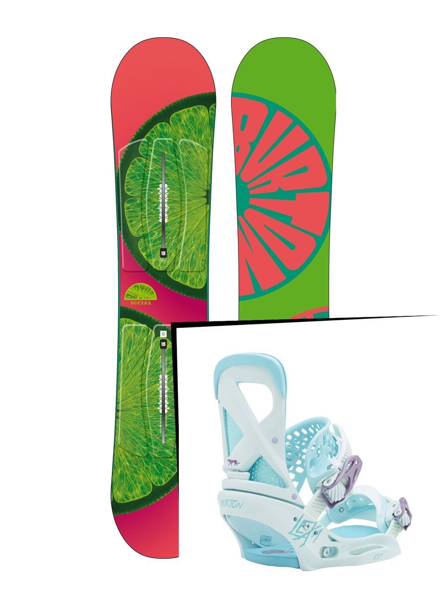 Burton Set: Social 2016 + Burton Lexa EST - Bild 1