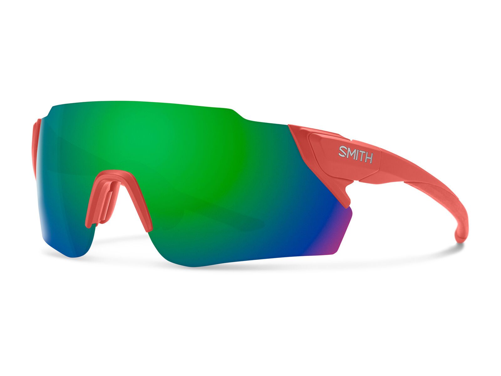 Smith Attack MAG Max - ChromaPop Green Mirror, matte red - Bild 1