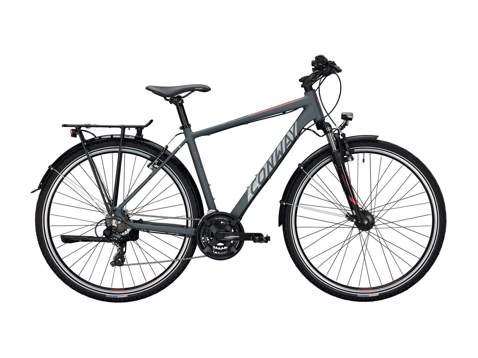 Conway TS 300 Men, anthracite/red - Bild 1