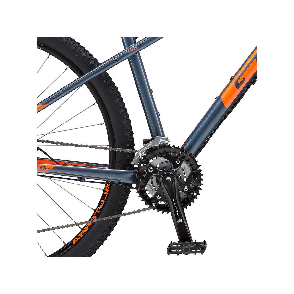 GT Avalanche Comp 27.5, gloss blue silver w/ orange & black - Bild 4