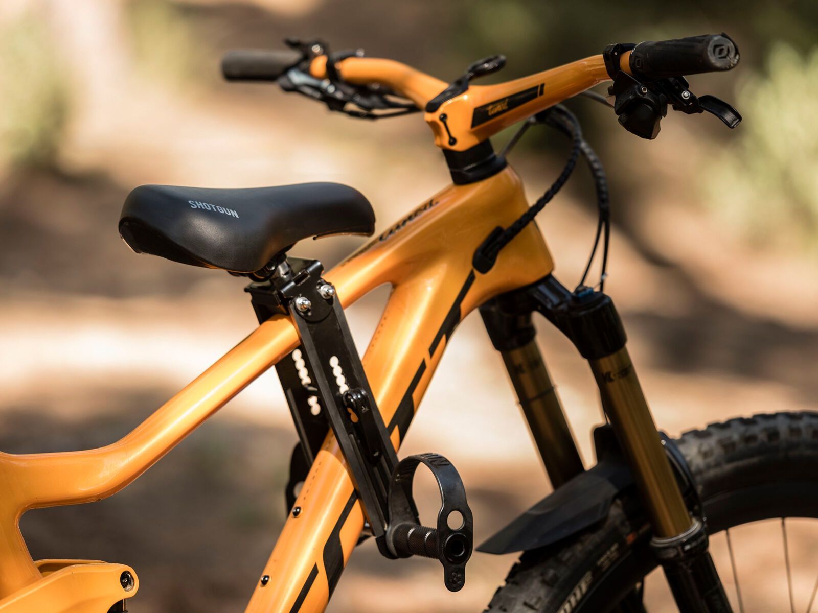 Shotgun MTB Front Kindersitz, schwarz - Bild 7