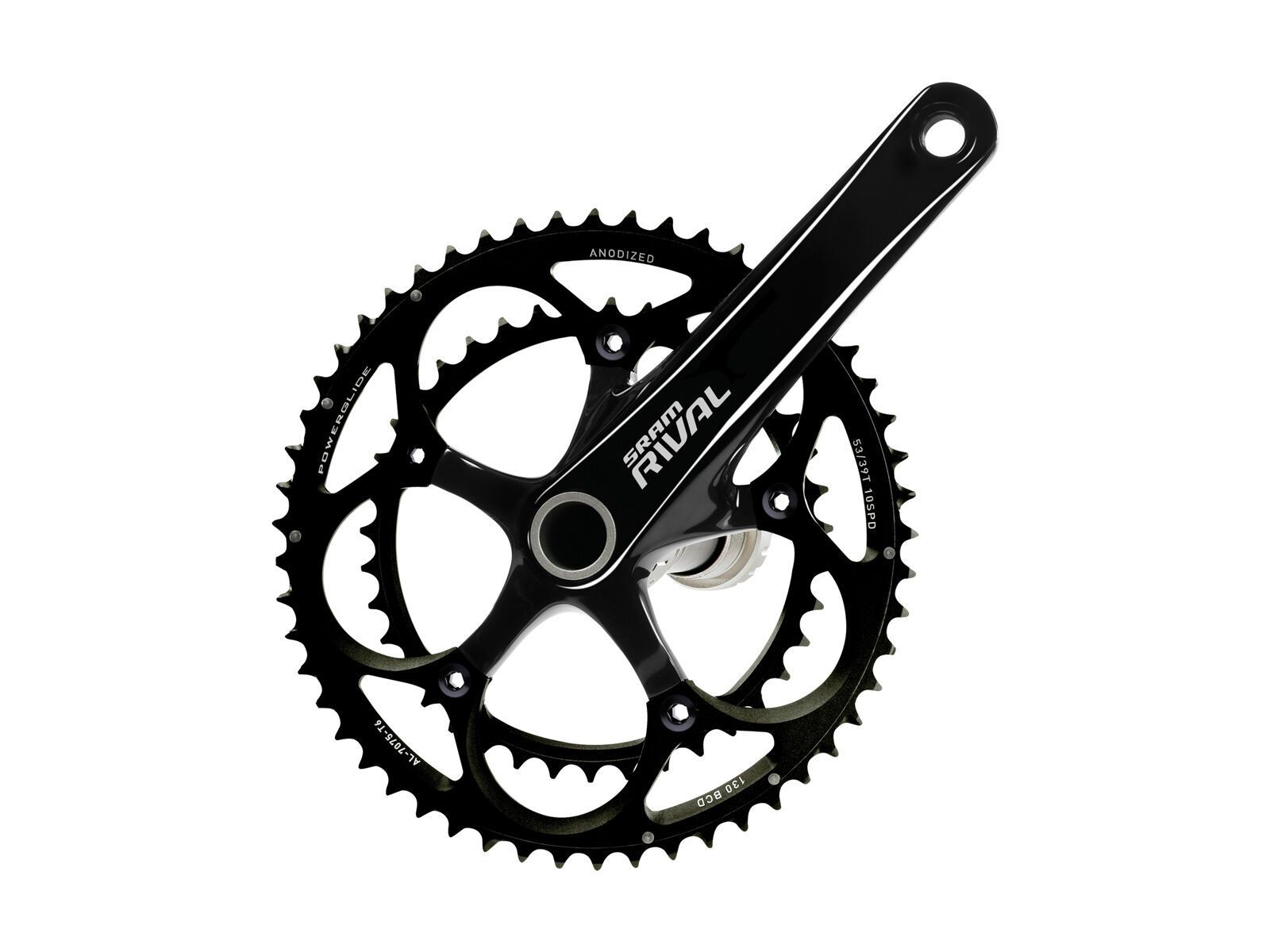 SRAM Rival OCT Kurbel inkl. GXP Innenlager, 2x11, 50/34 Z, schwarz - Bild 1