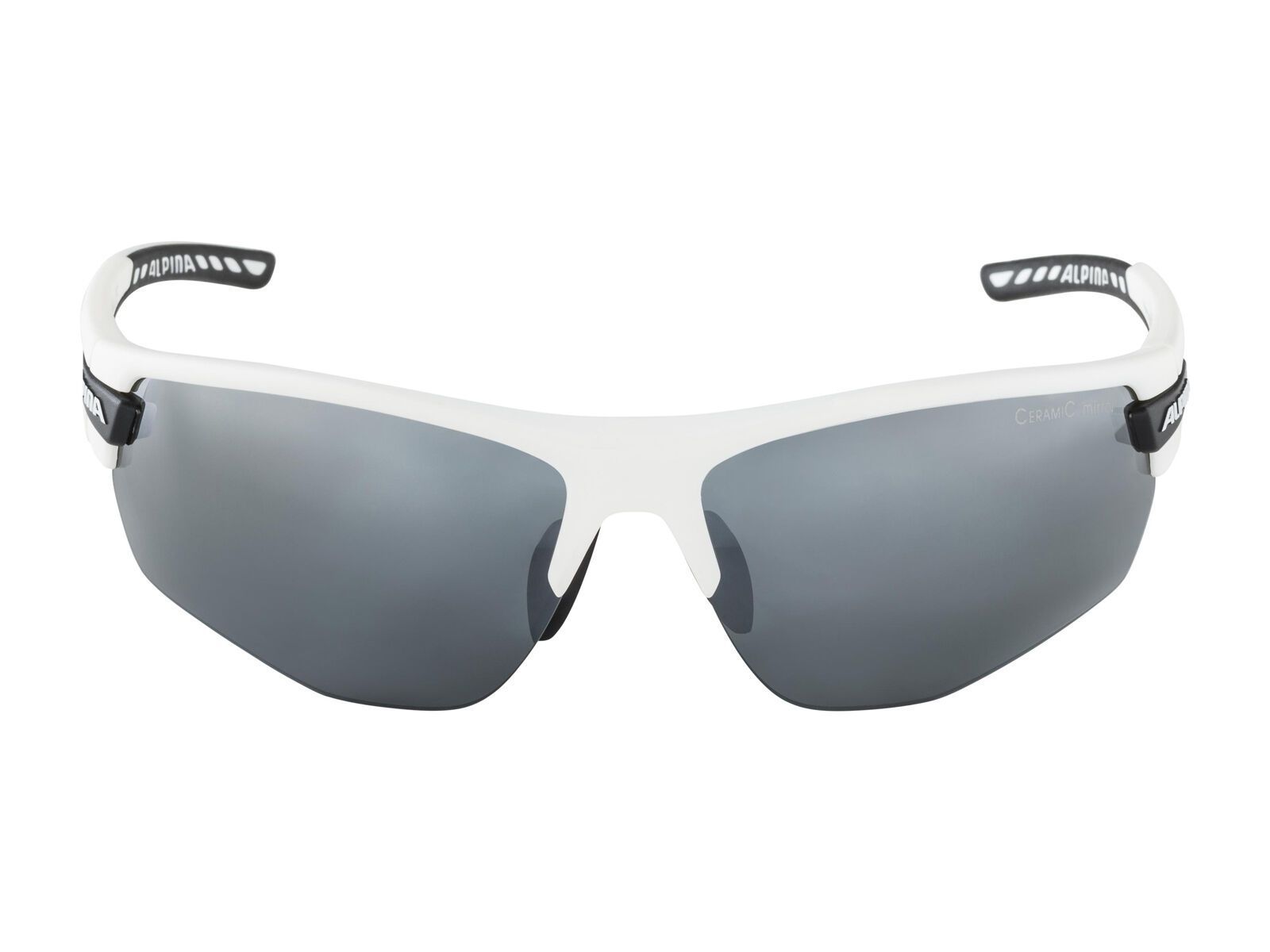 Alpina Tri-Scray 2.0 HR inkl. WS, white matt-black/Lens: ceramic mirror black - Bild 3