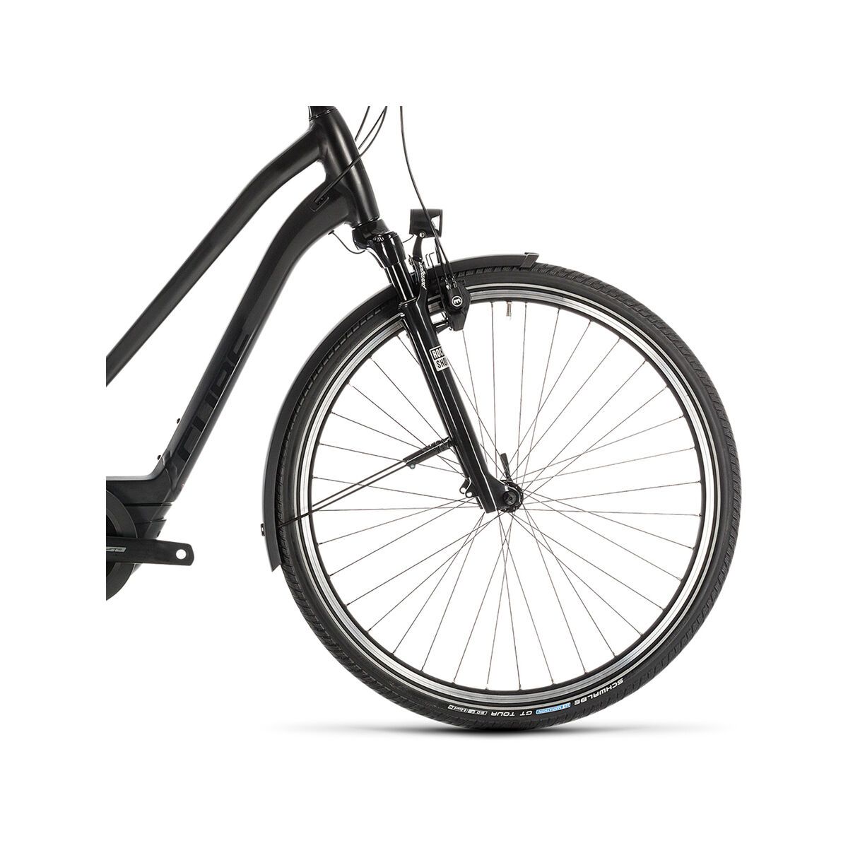 Cube Town Hybrid EXC 500 Trapeze, black edition - Bild 2