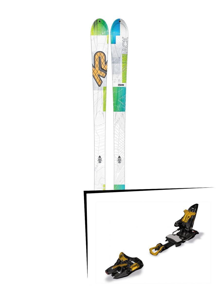 K2 SKI Set: Talkback 80 2016 + Marker Kingpin 13 - Bild 1