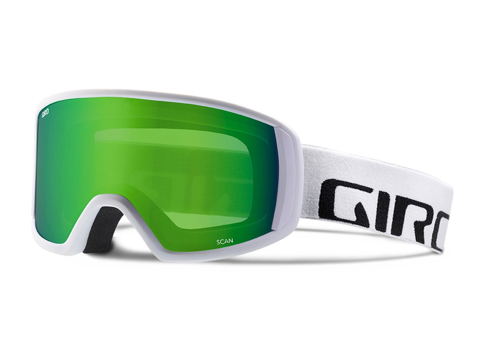 Giro Scan, white wordmark, loden green - Bild 1