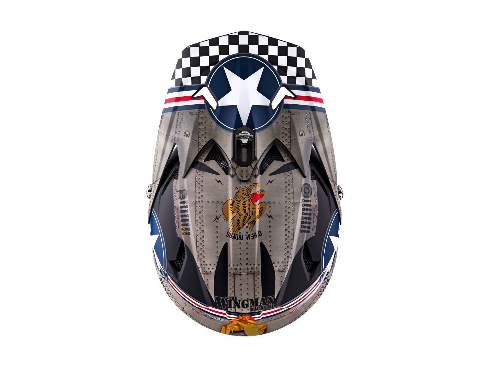 ONeal Backflip RL2 Youth Evo Wingman, metal white - Bild 3