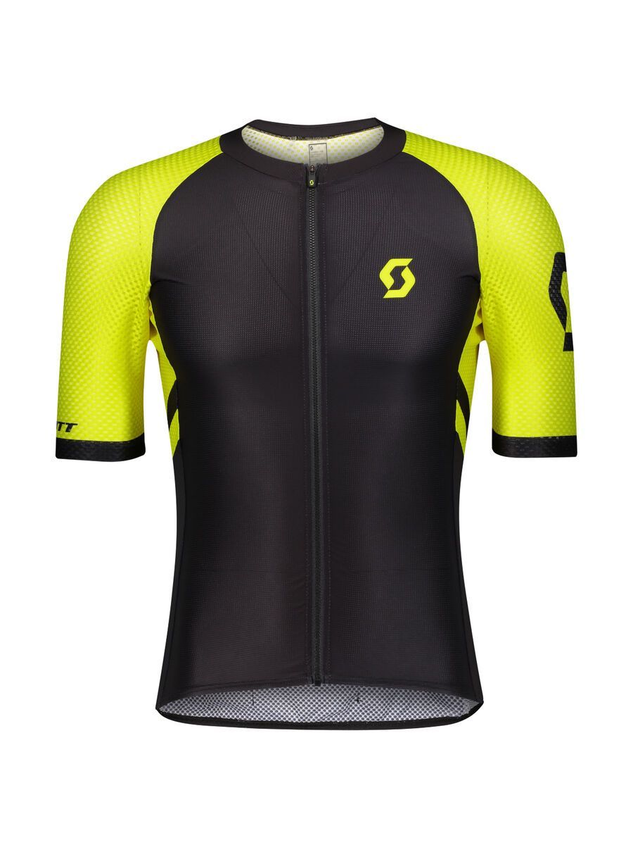 Scott RC Premium Climber S/SL Men's Shirt, black/sulphur yellow - Bild 1