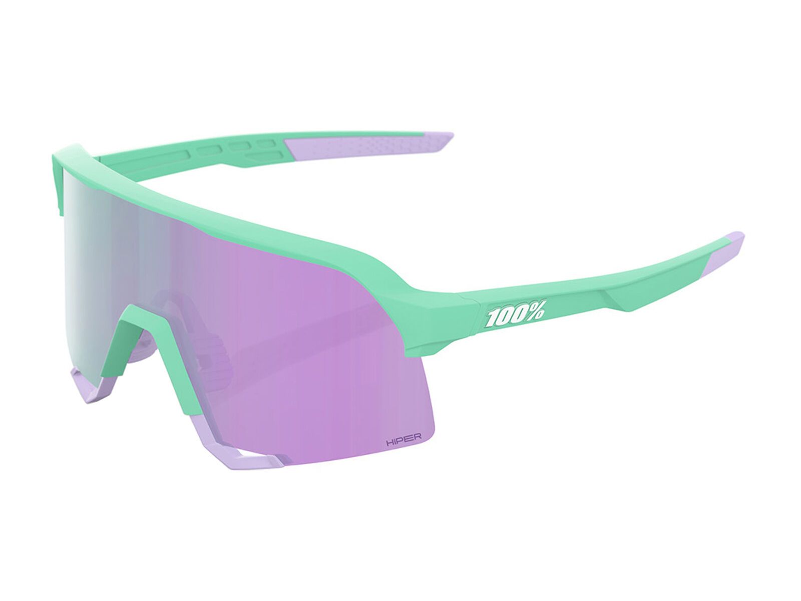 100% S3, HiPER Lavender Mirror / soft tact mint - Bild 1