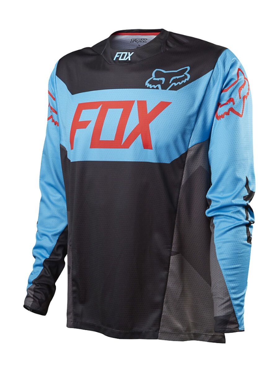Fox Demo LS Jersey, devise black/blue - Bild 1