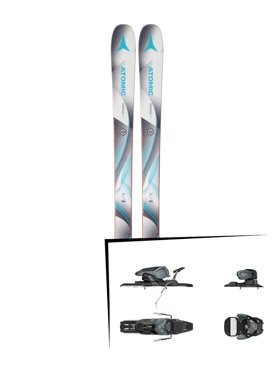 Set: Atomic Vantage 85 W 2018 + Salomon Warden 11 dark grey/black - Bild 1