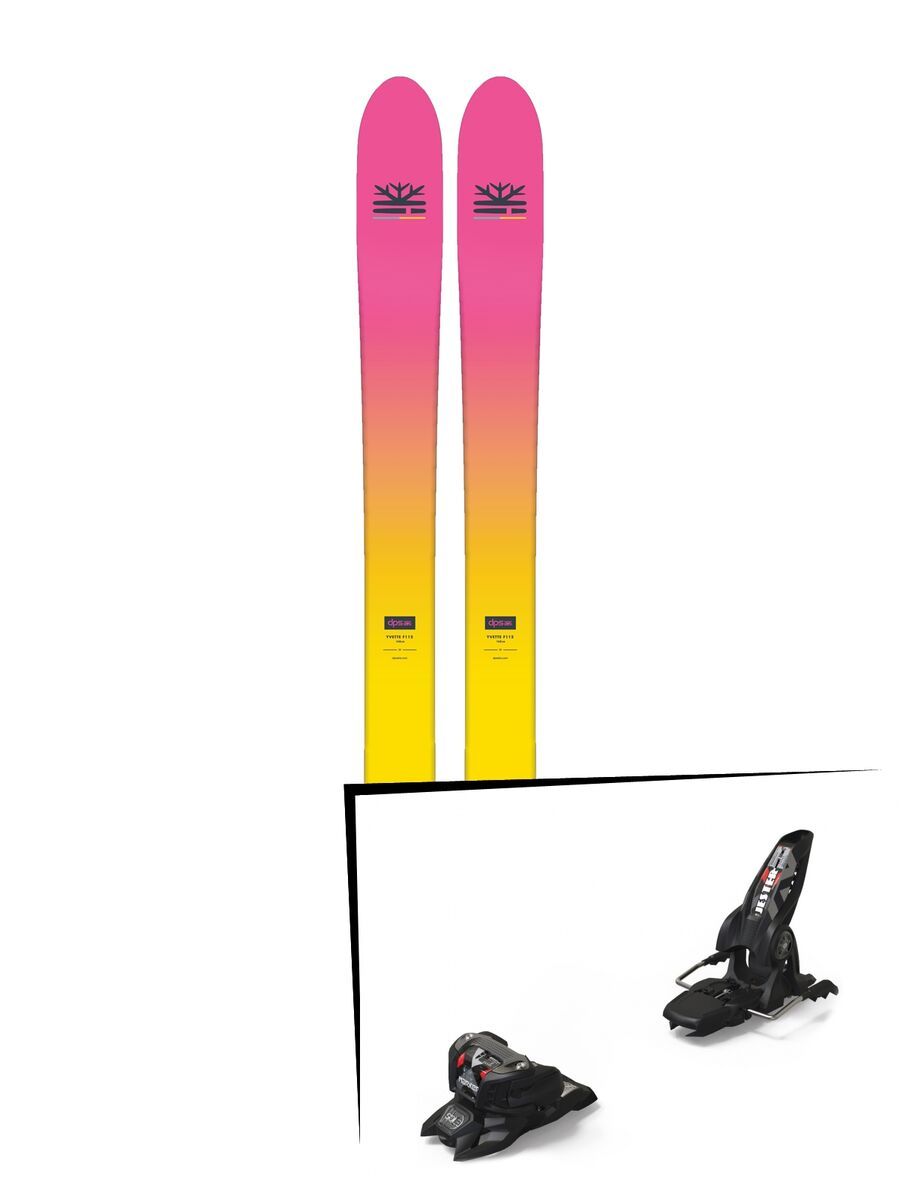 Set: DPS Skis Yvette 112 RP2 Foundation 2018 + Marker Jester 16 ID black - Bild 1