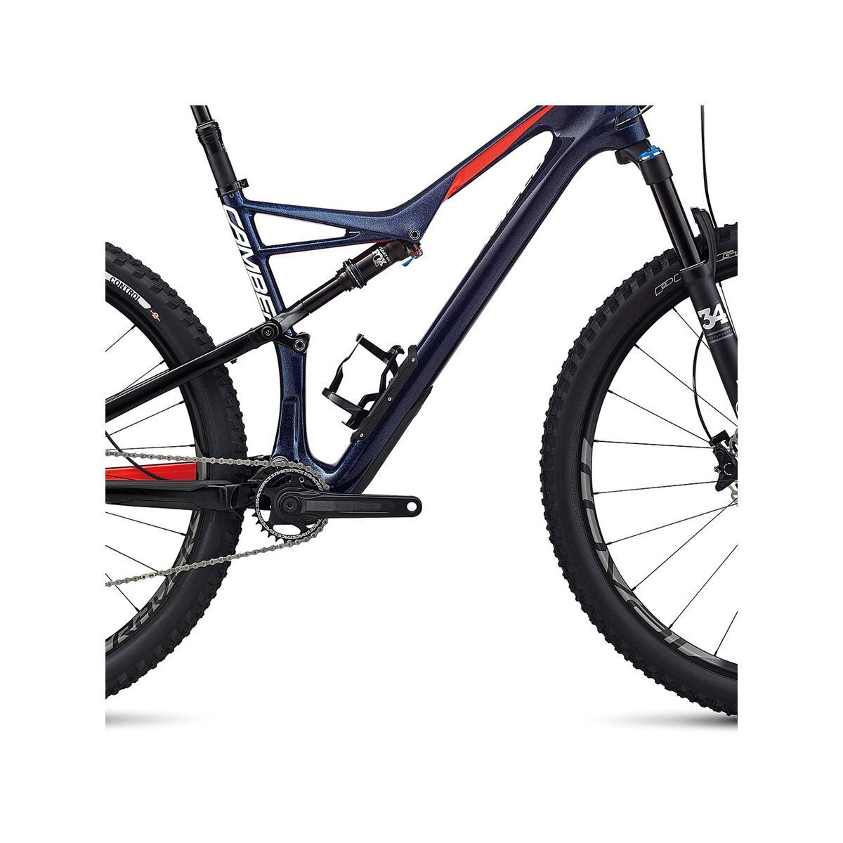 Specialized Camber FSR Expert Carbon 29, gloss nibali blue/nordic red/metallic white - Bild 3