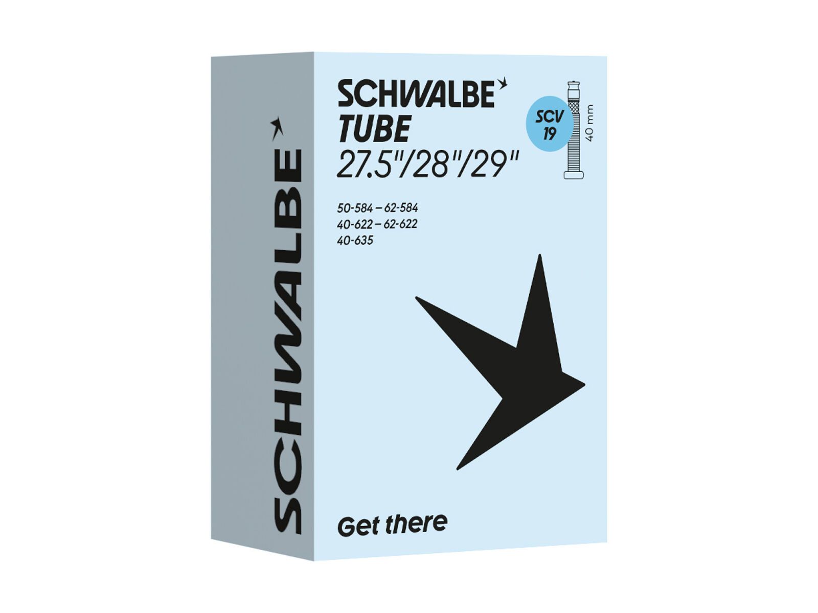 Schwalbe Schlauch SCV 19 - 40/62-584/635 / 40 mm - Bild 1