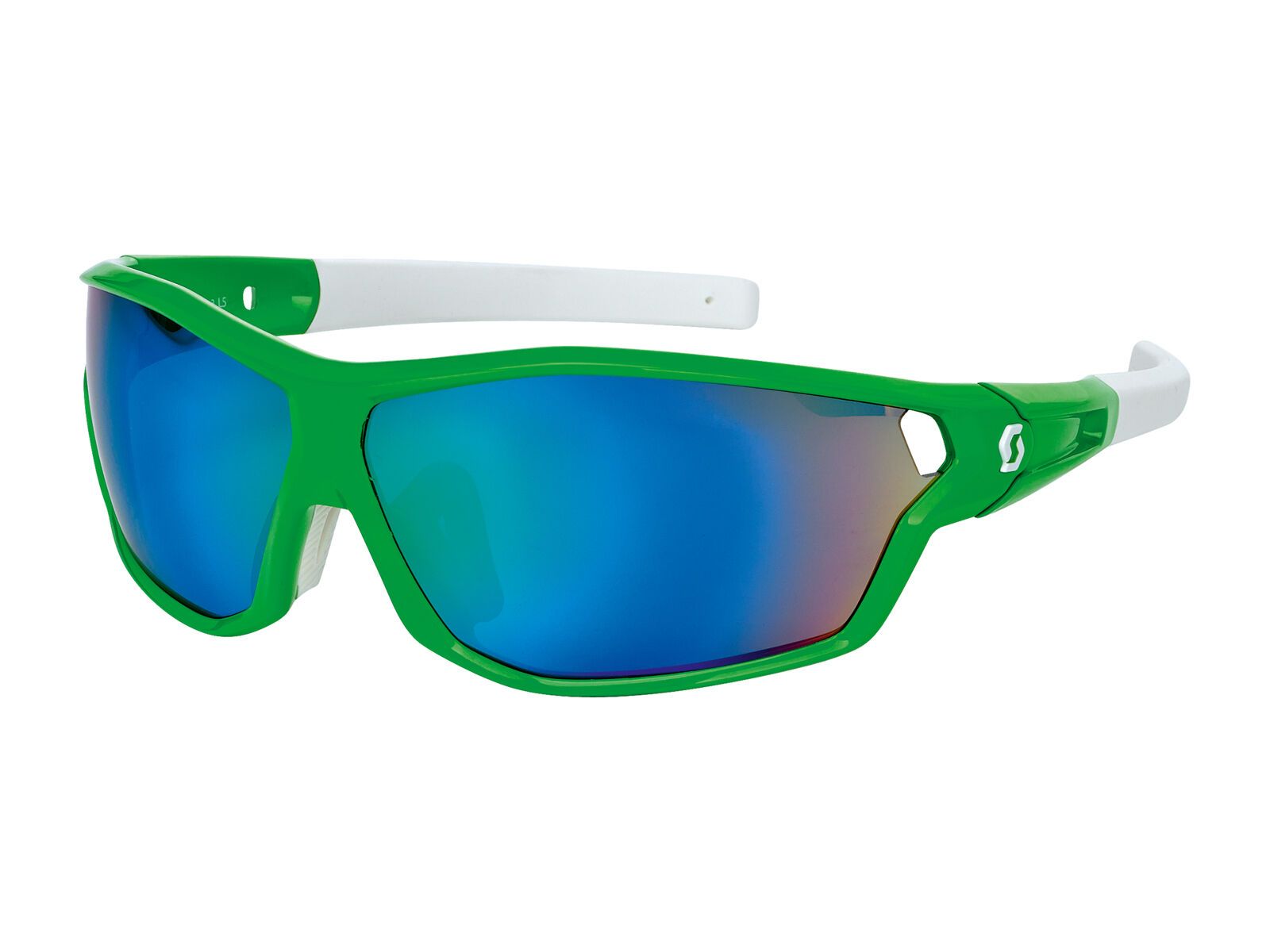 Scott Leap Full Frame, green glossy/white/green chrome - Bild 1