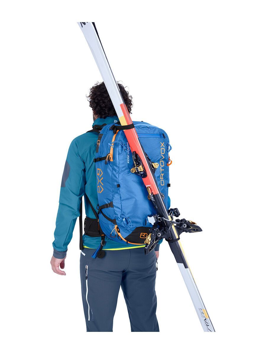 Ortovox Ascent 40 mit Avabag Kit, ohne Kartusche, safety blue | Bild 8