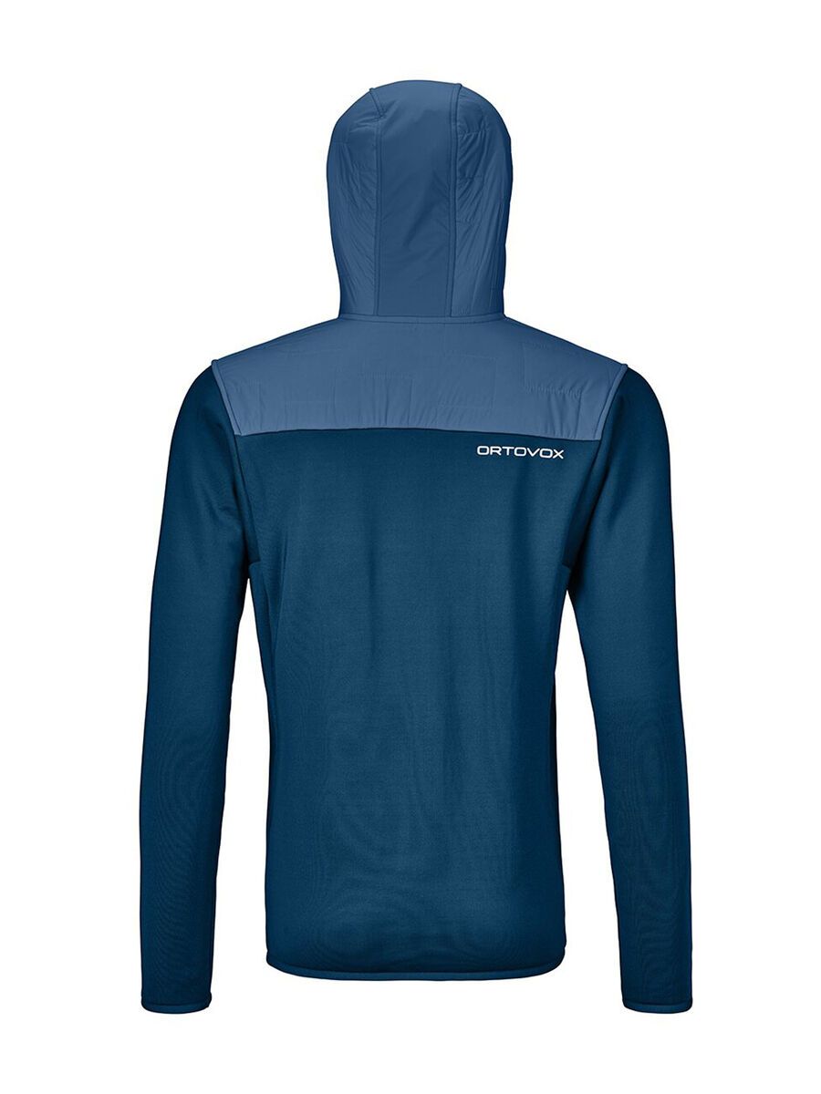 Ortovox Merino Fleece Plus Anorak W, petrol blue - Bild 2