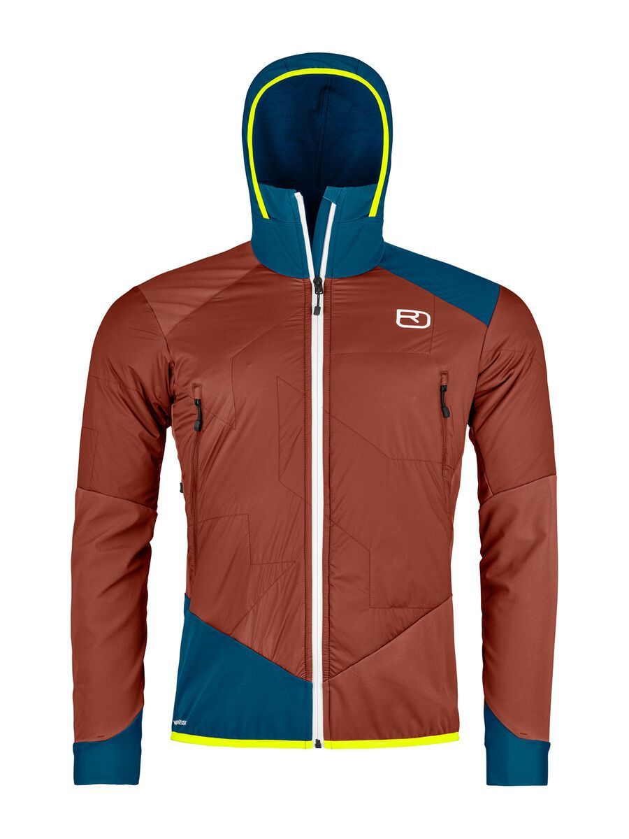Ortovox Swisswool Col Becchei Hybrid Jacket M, clay orange - Bild 1