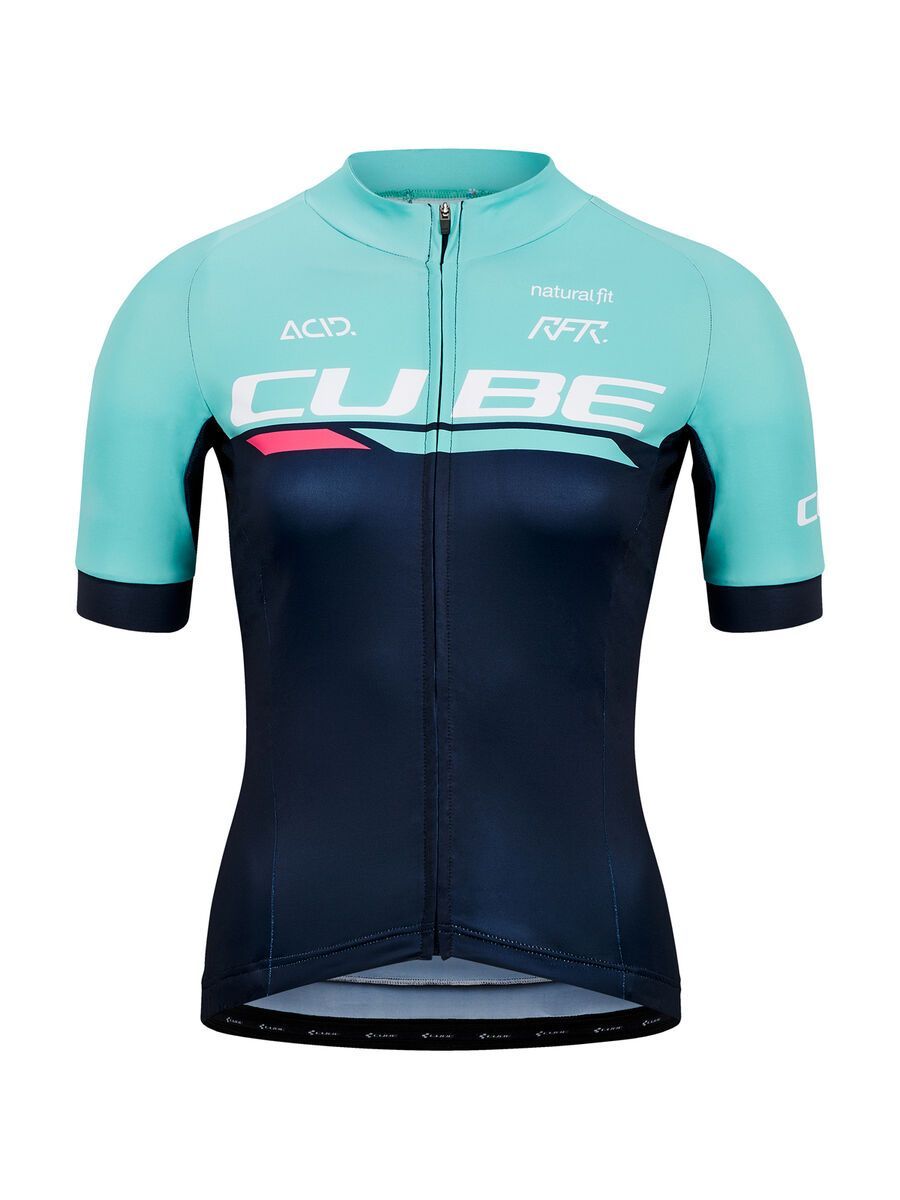 Cube Teamline WS Trikot kurzarm, blue´n´mint - Bild 1