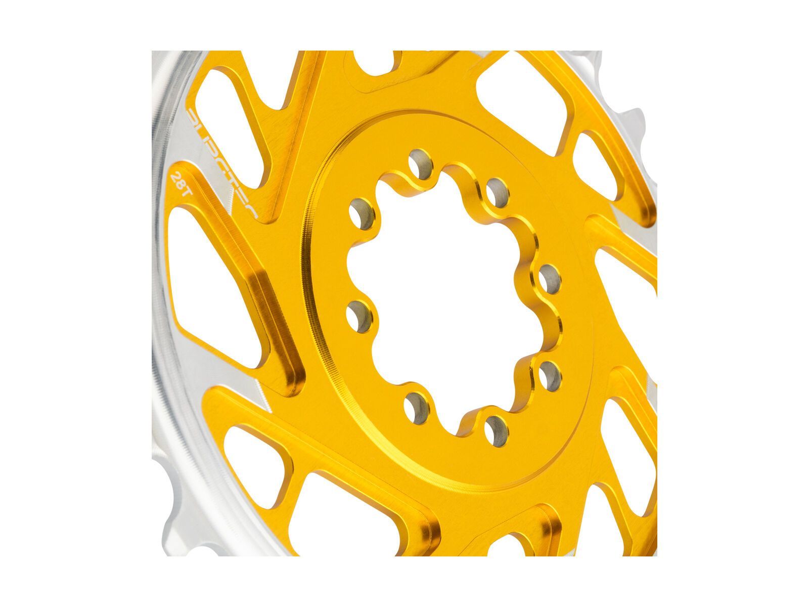 Burgtec 3 mm Offset Thick Thin Chainring SRAM 8-Bolt, bullion - Bild 2