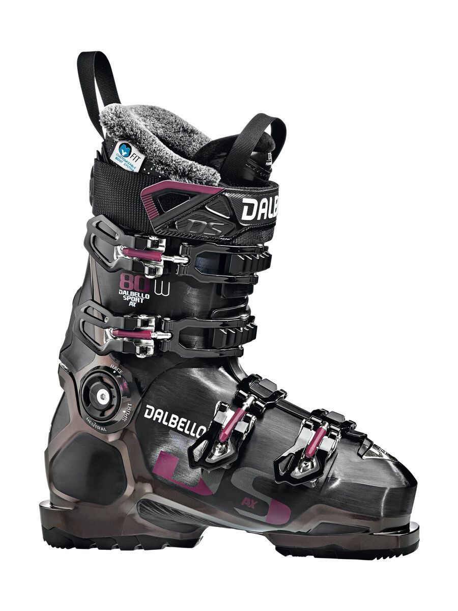 Dalbello DS AX 80 W, black/opal ruby - Bild 1
