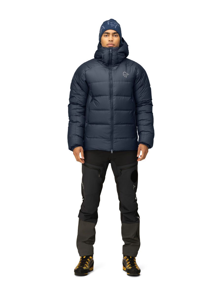Norrona trollveggen down850 Jacket M's, cool black/indigo night - Bild 3