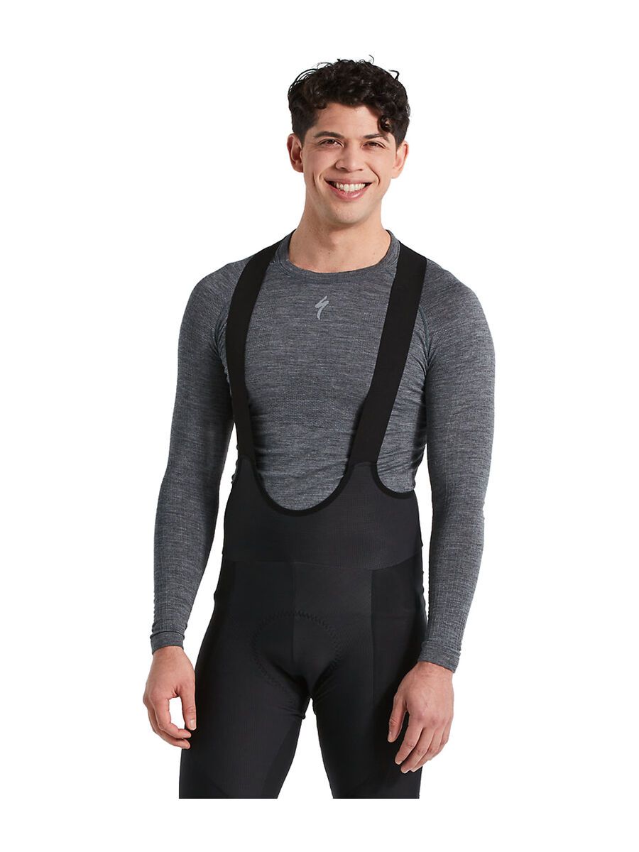Specialized Men's Merino Seamless Long Sleeve Base Layer, grey - Bild 1