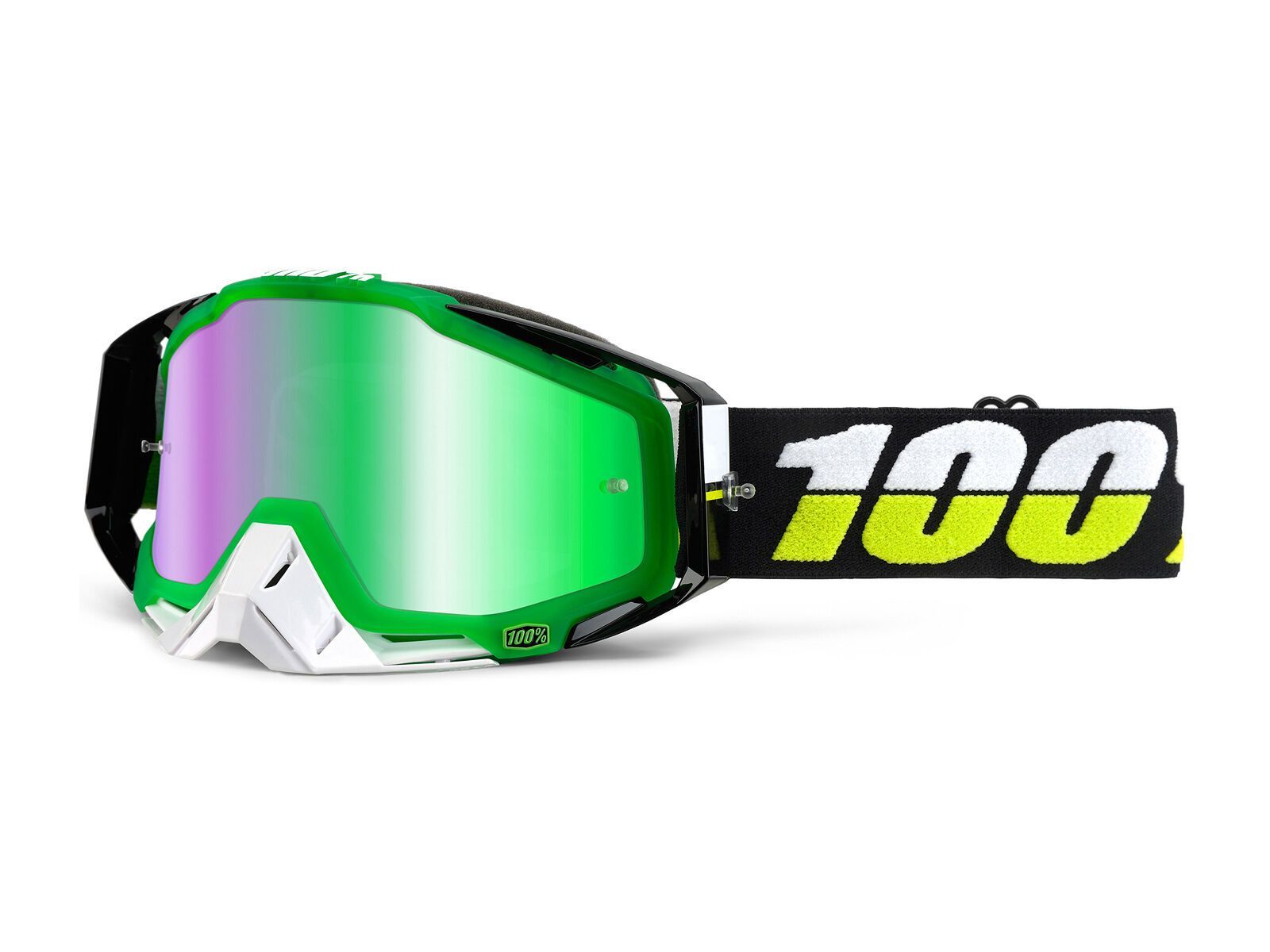 100% Racecraft inkl. Wechselscheibe, simbad/Lens: mirror green, clear - Bild 1