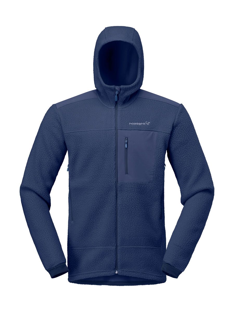 Norrona trollveggen warm3 Zip Hood M's, indigo night - Bild 1