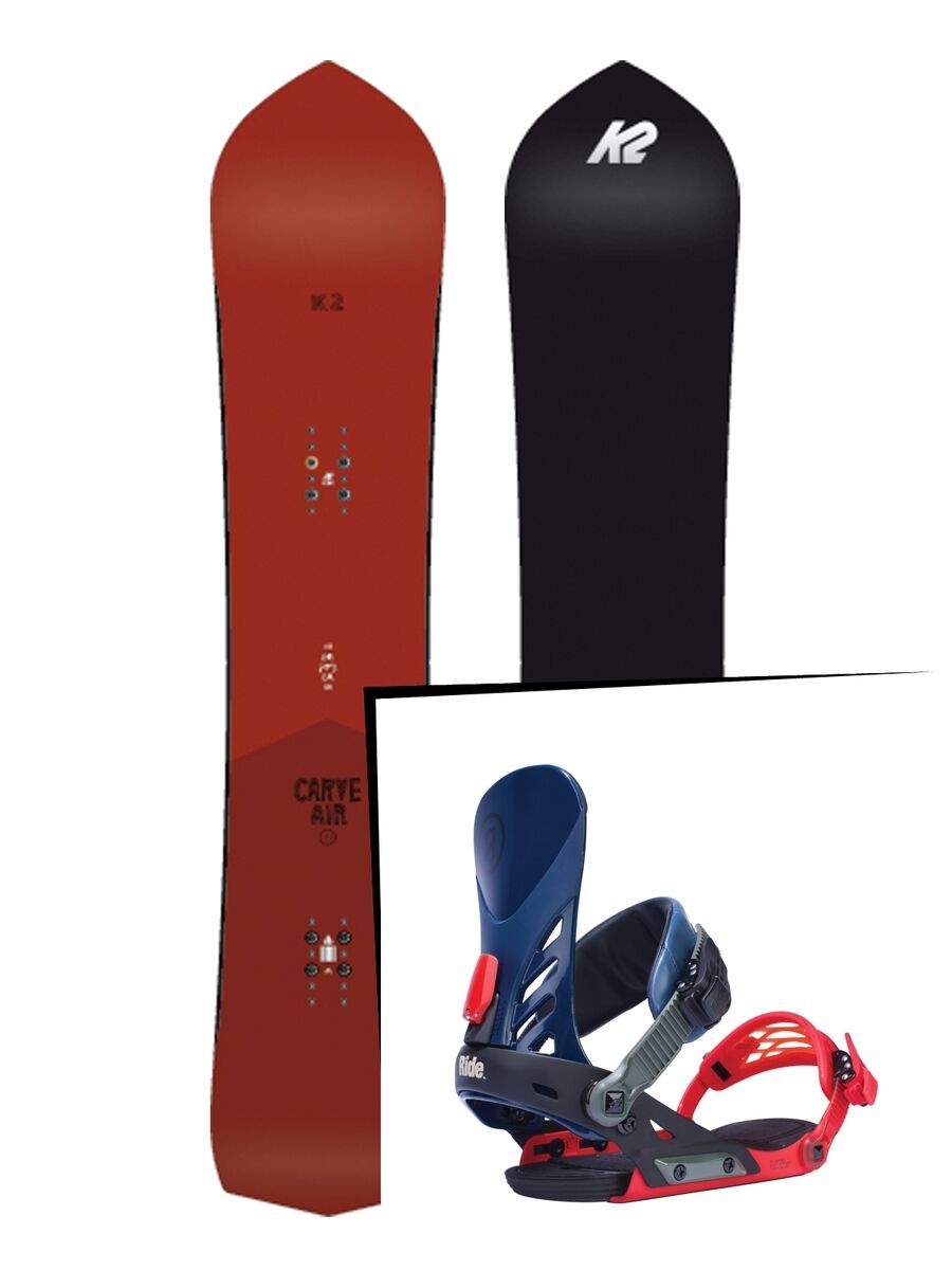 Set: K2 Carve Air 2017 + Ride EX (1770135S) - Bild 1