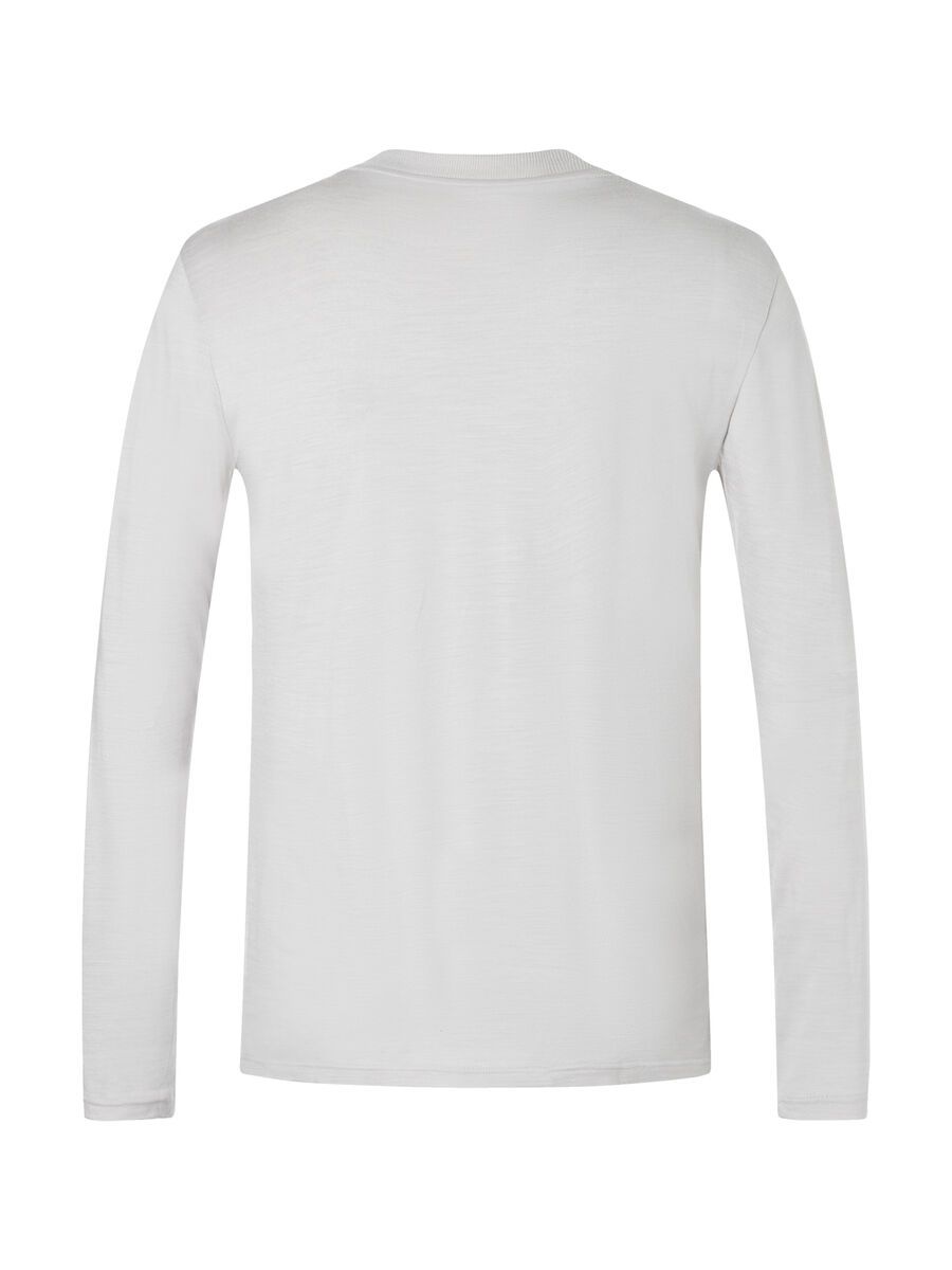 super.natural Casual Rib Bio J LS Herren, cashmere grey melange - Bild 2