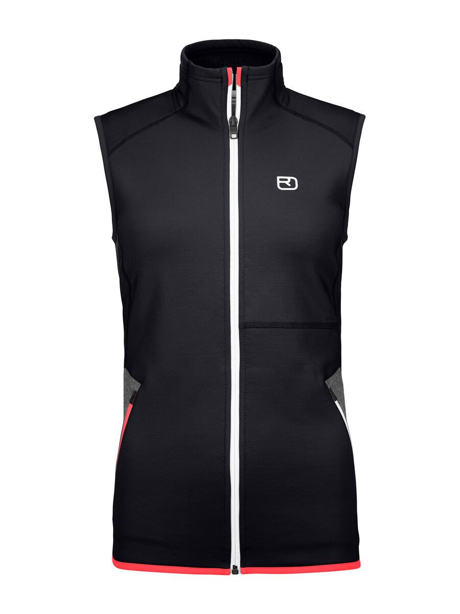 Ortovox Merino Fleece Vest W, black raven - Bild 1