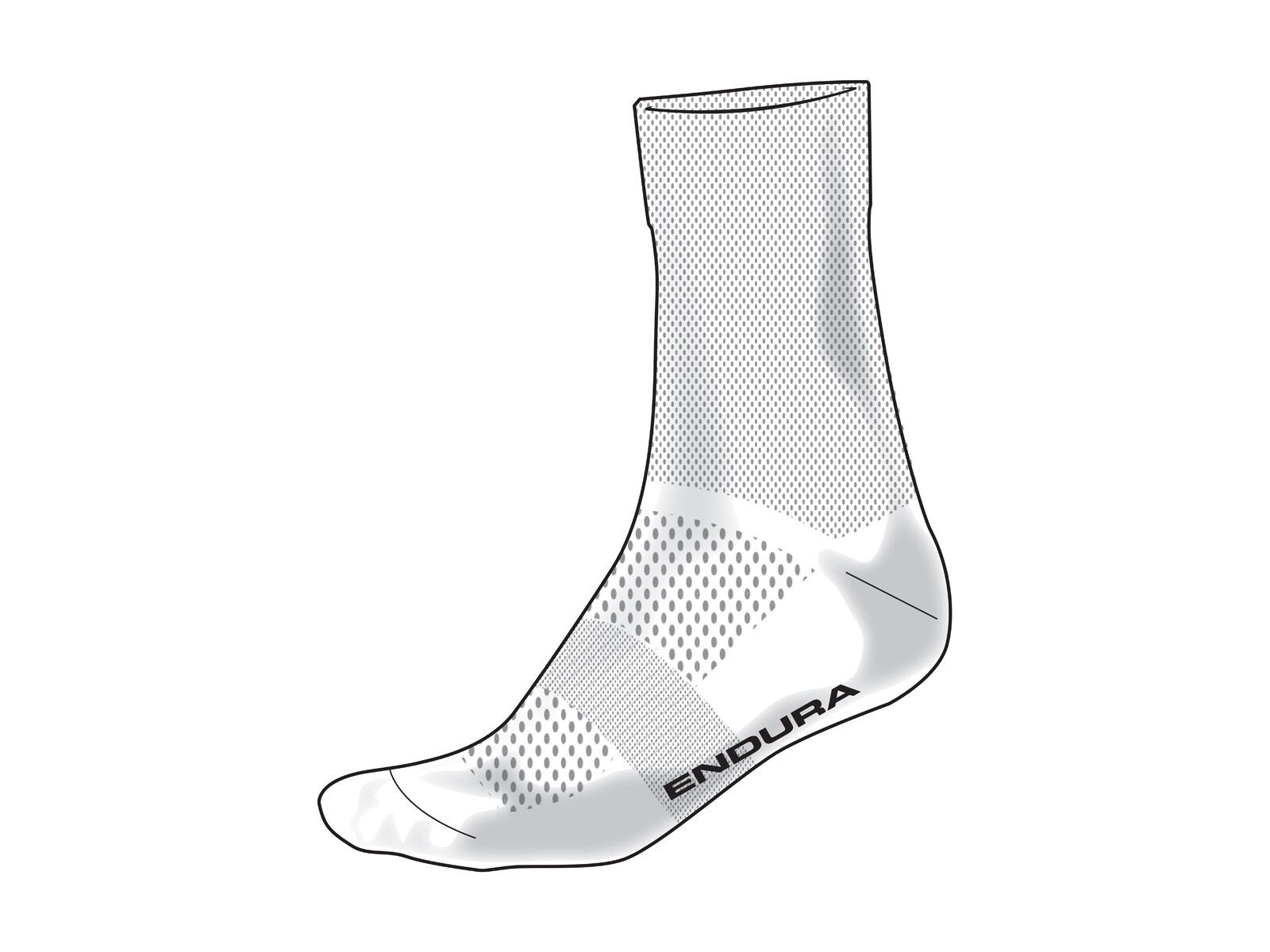 Endura Pro SL Power Socke, white - Bild 1