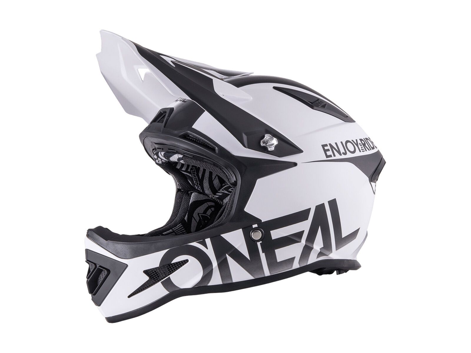 ONeal Warp Fidlock Helmet Blocker, black/white - Bild 1