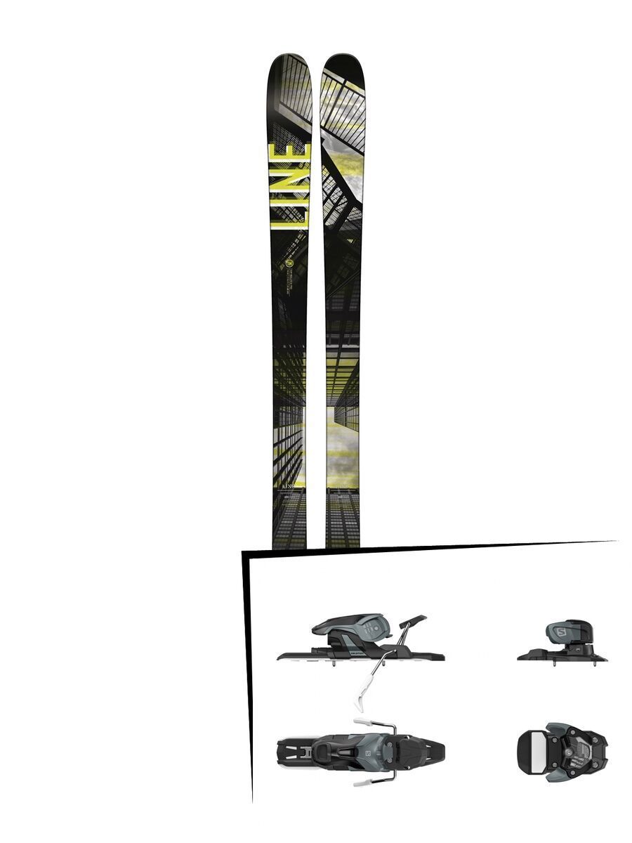 Set: Line Tom Wallisch Pro 2018 + Salomon Warden 11 dark grey/black - Bild 1
