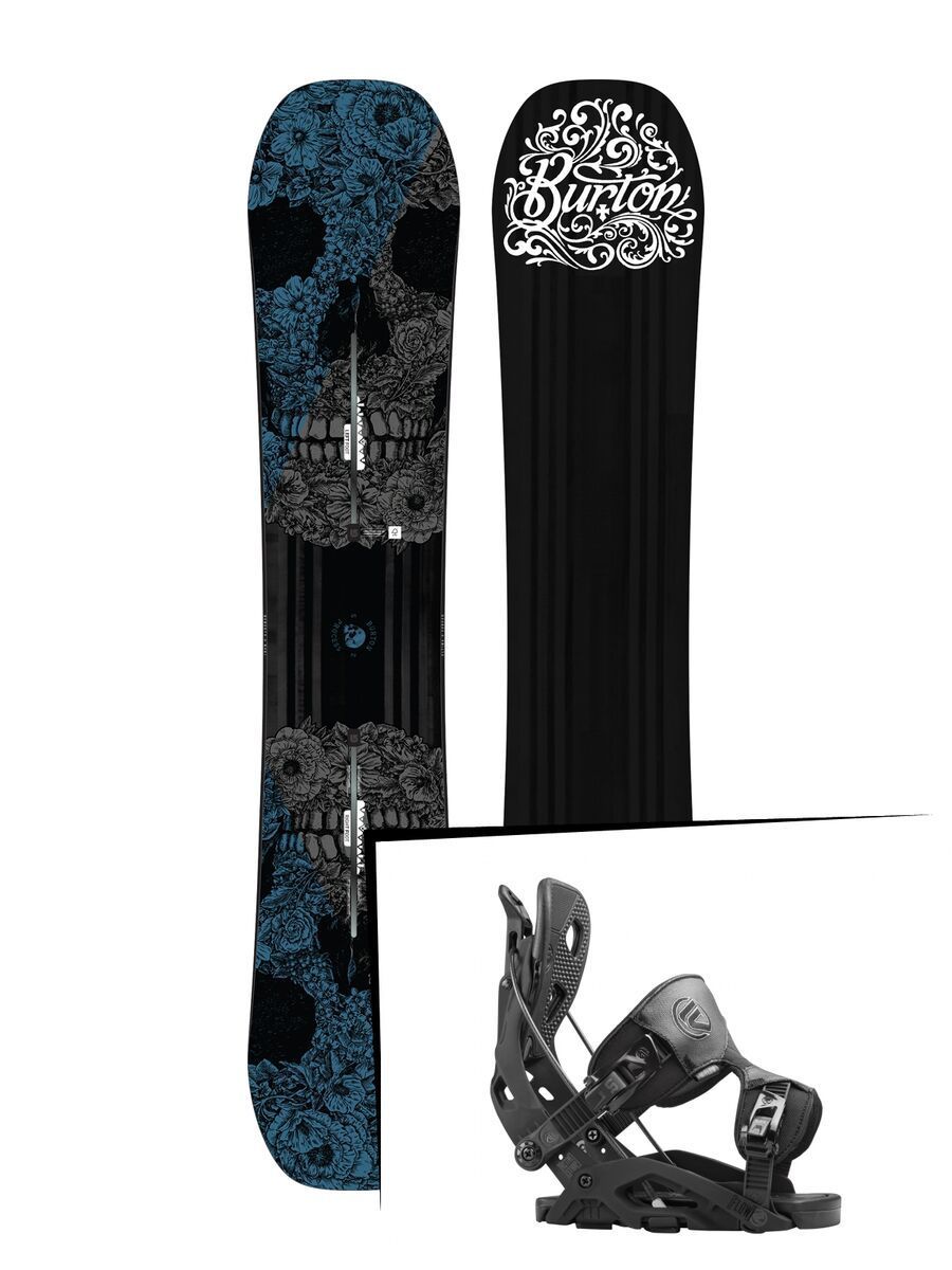 Set: Burton Process Off-Axis 2017 + Flow Fuse (1513139S) - Bild 1