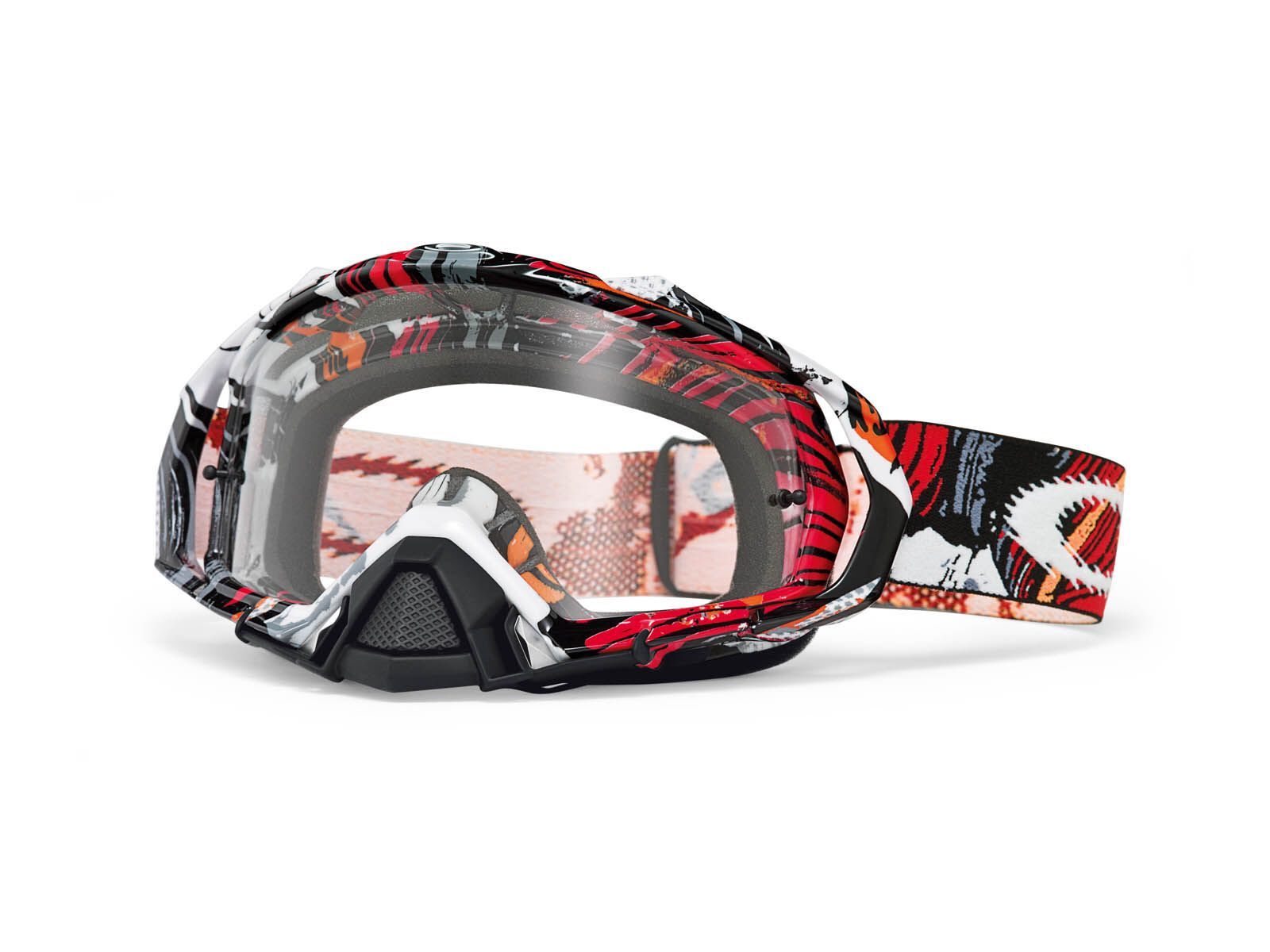 Oakley Mayhem MX, Red/Orange Pop Art/Clear - Bild 1