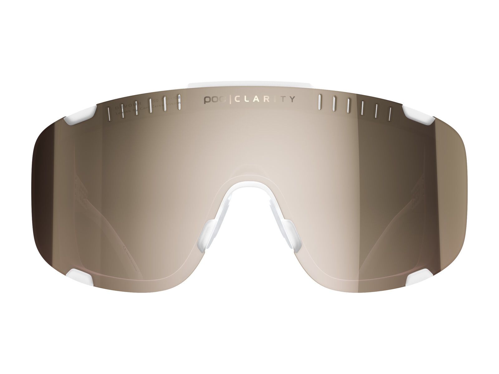 POC Devour, Clarity Trail Partly Sunny Silver / transparant crystal - Bild 2