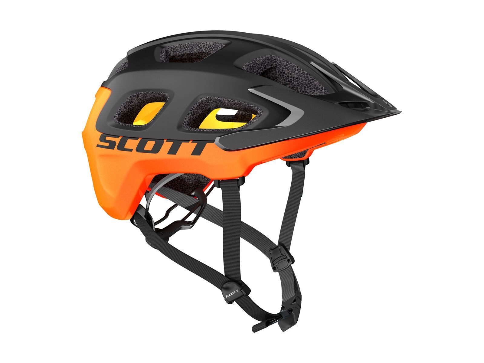 Scott Vivo Plus Helmet, black/orange flash - Bild 1