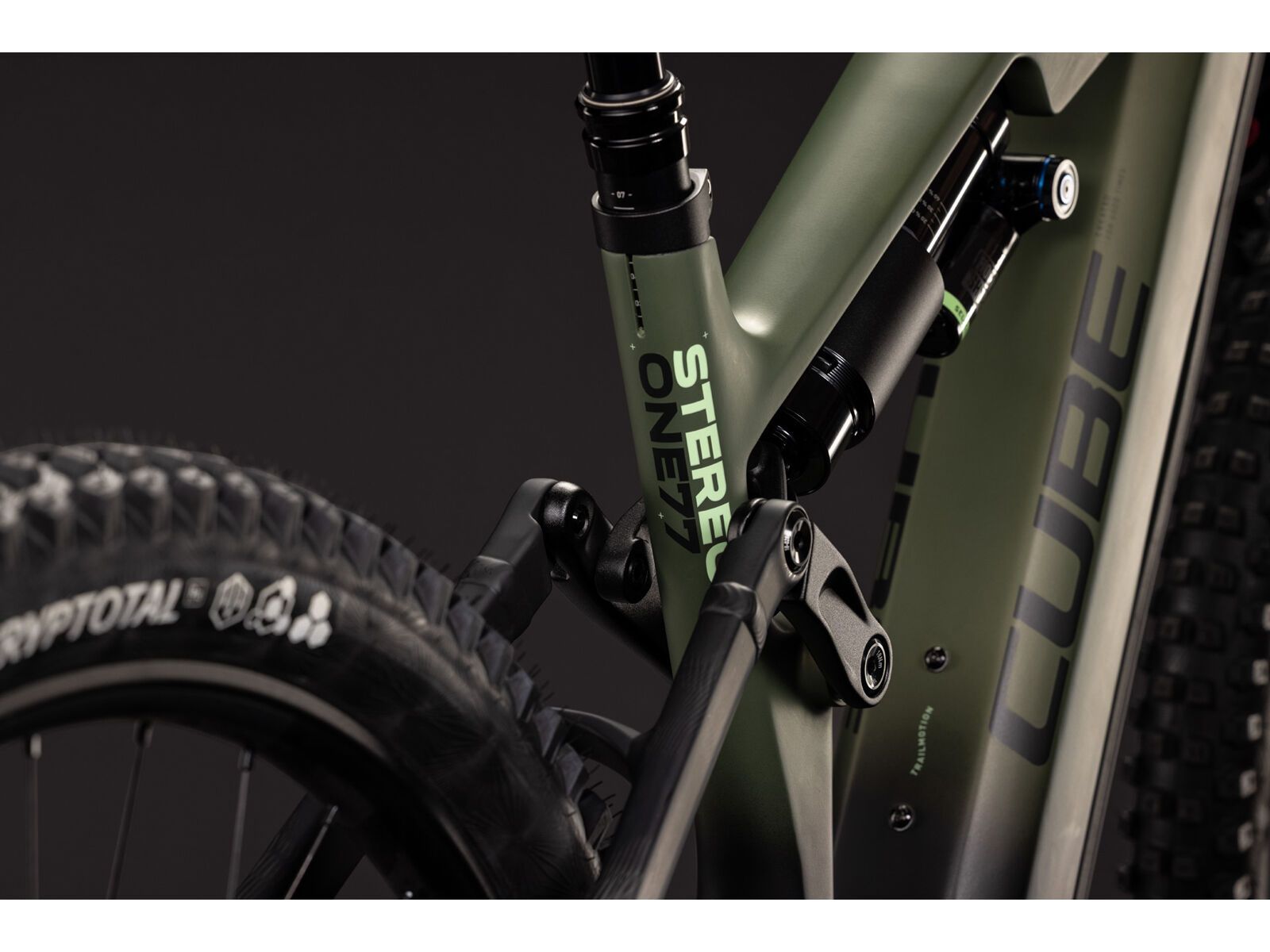 Cube Stereo Hybrid One77 HPC TM 800, reedgreen´n´gills - Bild 3