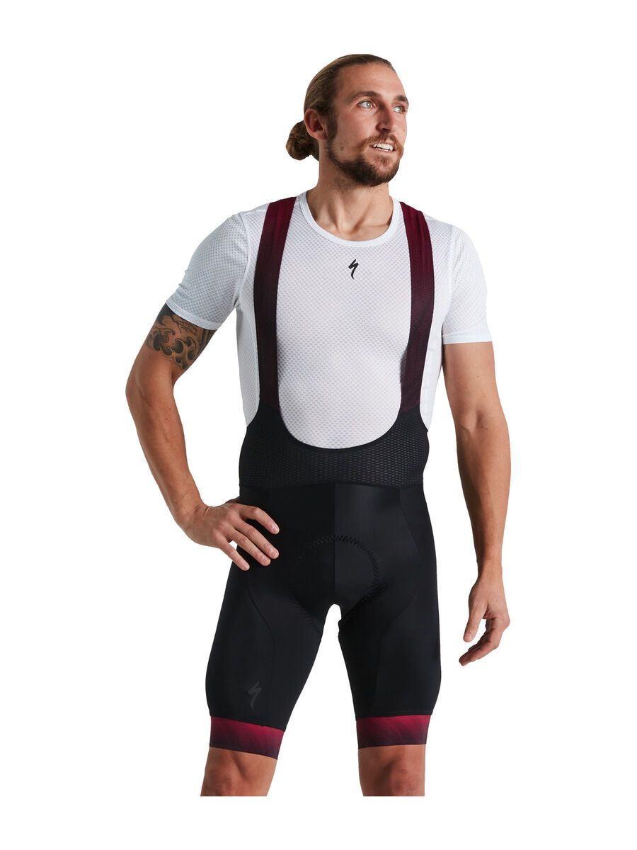 Specialized SL Bib Short, black/ruby wine - Bild 3
