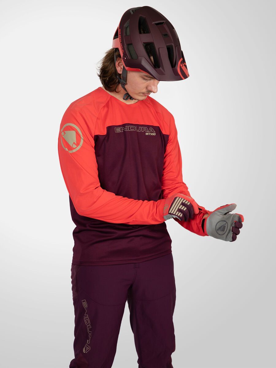 Endura MT500 Burner Trikot (Langarm), aubergine - Bild 5