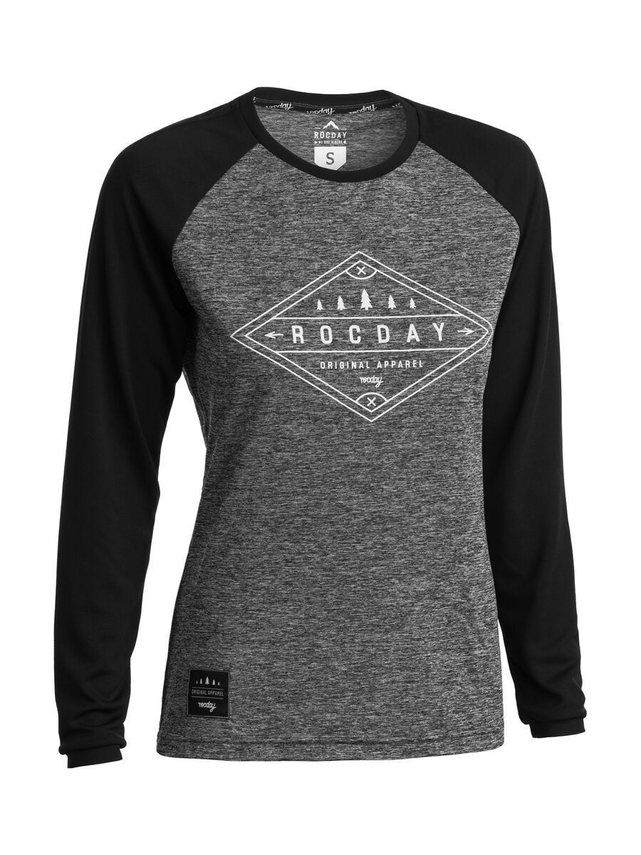 Rocday Line Jersey, melange / black - Bild 1