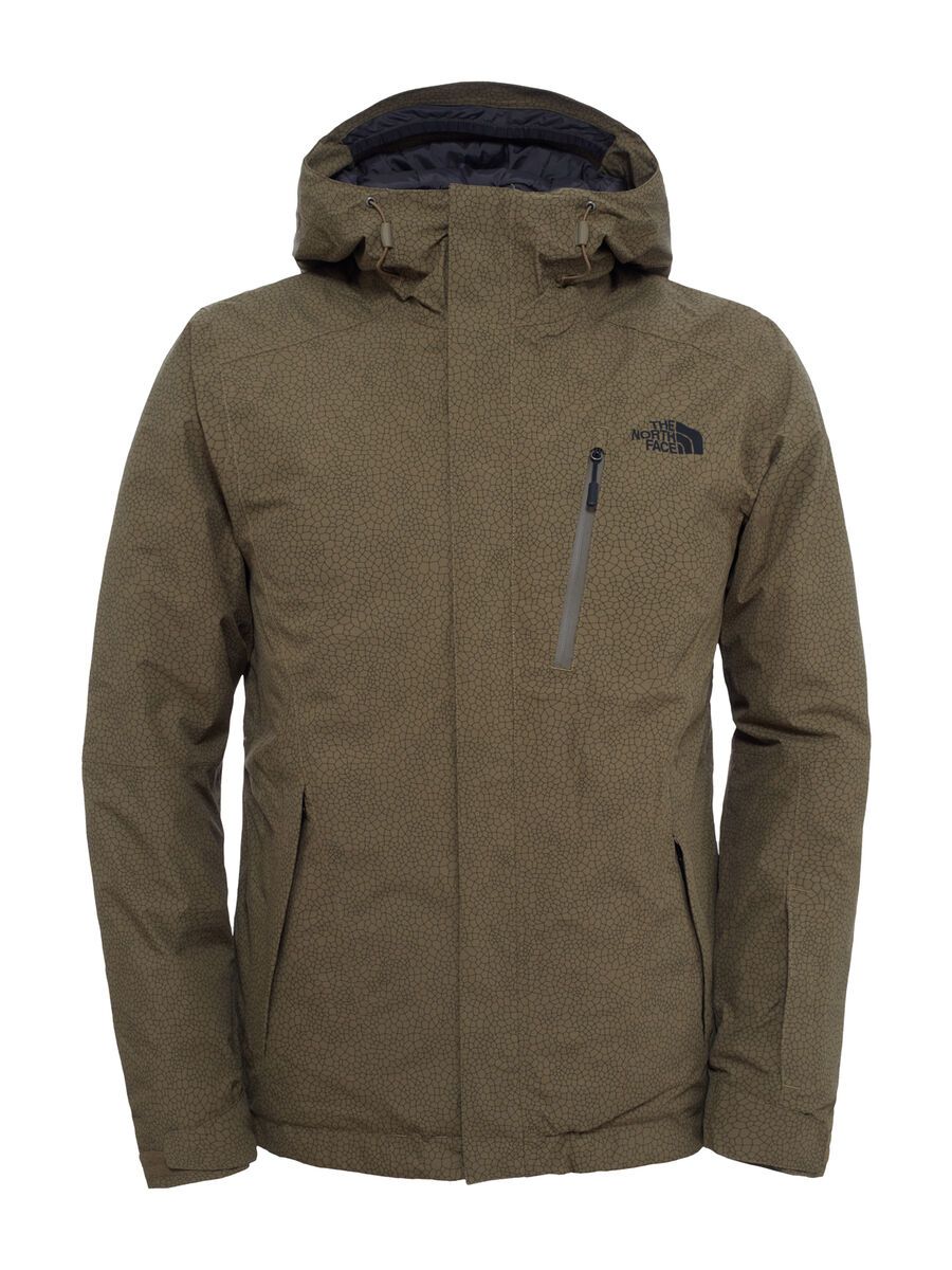 The North Face Mens Descendit Jacket, caper berry green print - Bild 1