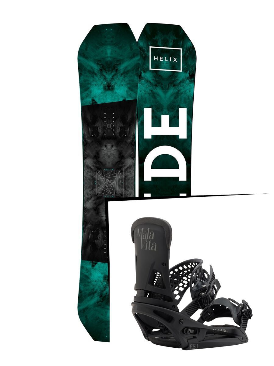 Set: Ride Helix 2017 + Burton Malavita EST (1712858S) - Bild 1
