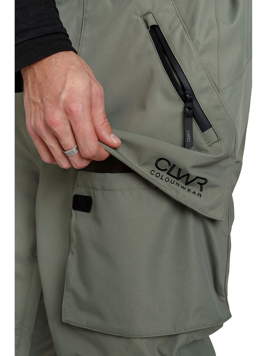 Colourwear U Mountain Cargo Pants, grey green - Bild 3